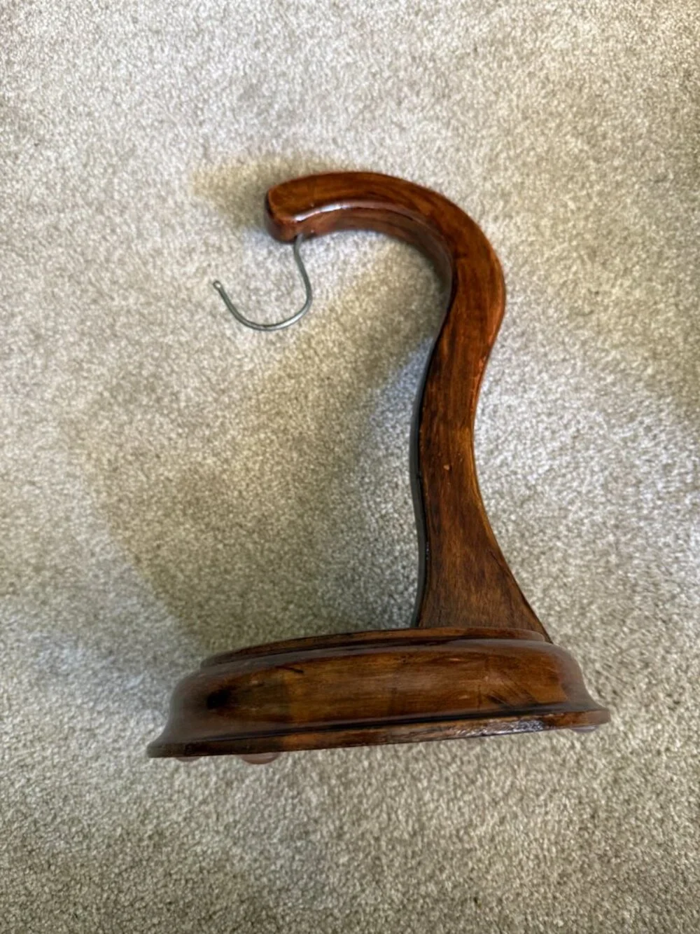 Handcrafted Acacia Wood Banana Holder Stand Rustic Farmhouse Banana Hanger
